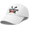 imageDALIX Lacrosse Mom Hat Womens Baseball Caps Unstructured Dad HatsWhite