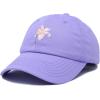 imageDALIX Orchid Hat Womens Floral Baseball CapLavender