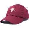 imageDALIX Orchid Hat Womens Floral Baseball CapMaroon