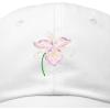 imageDALIX Orchid Hat Womens Floral Baseball CapWhite