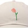 imageDALIX Tulip Hat Womens Floral Collection Baseball CapBeige