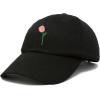 imageDALIX Tulip Hat Womens Floral Collection Baseball CapBlack