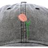 imageDALIX Tulip Hat Womens Floral Collection Baseball CapBlack Vintage