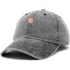imageDALIX Tulip Hat Womens Floral Collection Baseball CapBlack Vintage