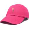 imageDALIX Tulip Hat Womens Floral Collection Baseball CapHot Pink