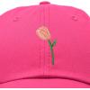 imageDALIX Tulip Hat Womens Floral Collection Baseball CapHot Pink