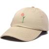 imageDALIX Tulip Hat Womens Floral Collection Baseball CapKhaki
