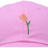 imageDALIX Tulip Hat Womens Floral Collection Baseball CapLight Pink