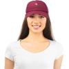 imageDALIX Tulip Hat Womens Floral Collection Baseball CapMaroon