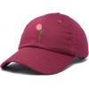 imageDALIX Tulip Hat Womens Floral Collection Baseball CapMaroon