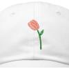 imageDALIX Tulip Hat Womens Floral Collection Baseball CapWhite