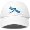 imageDALIX Dragonfly Womens Baseball Cap Fashion HatWhite