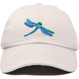 imageDALIX Dragonfly Womens Baseball Cap Fashion HatBeige