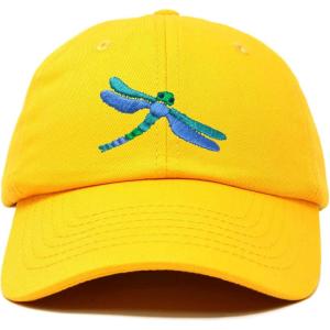 imageDALIX Dragonfly Womens Baseball Cap Fashion HatGold