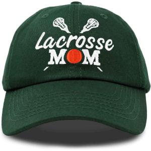 imageDALIX Lacrosse Mom Hat Womens Baseball Caps Unstructured Dad HatsDark Green