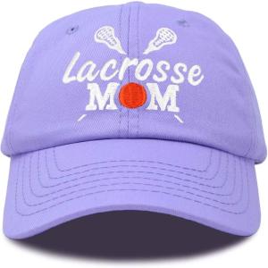imageDALIX Lacrosse Mom Hat Womens Baseball Caps Unstructured Dad HatsLavender