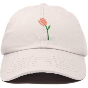 imageDALIX Tulip Hat Womens Floral Collection Baseball CapBeige