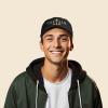 imageDALIX Captain Embroidered Dad Cap Cotton Baseball Hat MenBlack