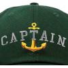 imageDALIX Captain Embroidered Dad Cap Cotton Baseball Hat MenDark Green
