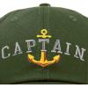 imageDALIX Captain Embroidered Dad Cap Cotton Baseball Hat MenOlive
