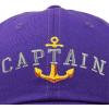 imageDALIX Captain Embroidered Dad Cap Cotton Baseball Hat MenPurple