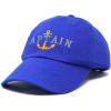 imageDALIX Captain Embroidered Dad Cap Cotton Baseball Hat MenRoyal Blue