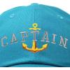 imageDALIX Captain Embroidered Dad Cap Cotton Baseball Hat MenTeal