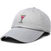 imageDALIX Cosmo Embroidered Cap Cotton Cosmopolitan Baseball Cute Cool Dad Hat WomensGray