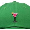 imageDALIX Cosmo Embroidered Cap Cotton Cosmopolitan Baseball Cute Cool Dad Hat WomensKelly Green