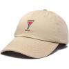 imageDALIX Cosmo Embroidered Cap Cotton Cosmopolitan Baseball Cute Cool Dad Hat WomensKhaki