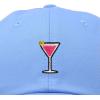 imageDALIX Cosmo Embroidered Cap Cotton Cosmopolitan Baseball Cute Cool Dad Hat WomensLight Blue