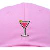 imageDALIX Cosmo Embroidered Cap Cotton Cosmopolitan Baseball Cute Cool Dad Hat WomensLight Pink