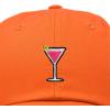 imageDALIX Cosmo Embroidered Cap Cotton Cosmopolitan Baseball Cute Cool Dad Hat WomensOrange