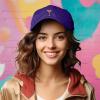 imageDALIX Cosmo Embroidered Cap Cotton Cosmopolitan Baseball Cute Cool Dad Hat WomensPurple