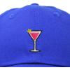 imageDALIX Cosmo Embroidered Cap Cotton Cosmopolitan Baseball Cute Cool Dad Hat WomensRoyal Blue
