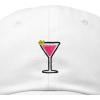 imageDALIX Cosmo Embroidered Cap Cotton Cosmopolitan Baseball Cute Cool Dad Hat WomensWhite