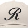 imageDALIX Initial Hat Letter R Womens Baseball Cap Monogram Cursive EmbroiderBeige