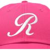 imageDALIX Initial Hat Letter R Womens Baseball Cap Monogram Cursive EmbroiderHot Pink