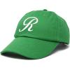 imageDALIX Initial Hat Letter R Womens Baseball Cap Monogram Cursive EmbroiderKelly Green
