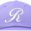 imageDALIX Initial Hat Letter R Womens Baseball Cap Monogram Cursive EmbroiderLavender