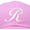 imageDALIX Initial Hat Letter R Womens Baseball Cap Monogram Cursive EmbroiderLight Pink