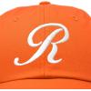 imageDALIX Initial Hat Letter R Womens Baseball Cap Monogram Cursive EmbroiderOrange