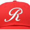 imageDALIX Initial Hat Letter R Womens Baseball Cap Monogram Cursive EmbroiderRed