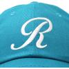imageDALIX Initial Hat Letter R Womens Baseball Cap Monogram Cursive EmbroiderTeal