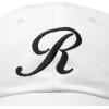 imageDALIX Initial Hat Letter R Womens Baseball Cap Monogram Cursive EmbroiderWhite