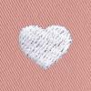imageDALIX Lil Heart Embroidered Cotton Summer Outdoor Bucket Hat WomensPeach Melba
