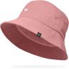 imageDALIX Lil Heart Embroidered Cotton Summer Outdoor Bucket Hat WomensPeach Melba