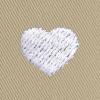 imageDALIX Lil Heart Embroidered Cotton Summer Outdoor Bucket Hat WomensSesame Beige