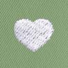 imageDALIX Lil Heart Embroidered Cotton Summer Outdoor Bucket Hat WomensTurf Green