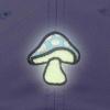 imageDALIX Mushroom Embroidered Glow in The Dark Hat Dad Hat Cotton Baseball CapLavender